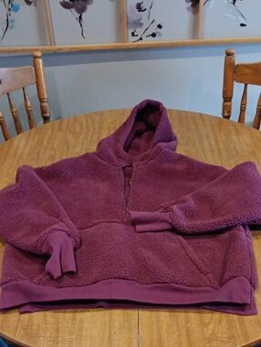 All in motion Plush Hooded Puffer Jacket - Deep Purple